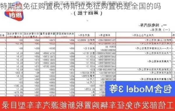 特斯拉免征购置税,特斯拉免征购置税是全国的吗-第3张图片-立方汽车网