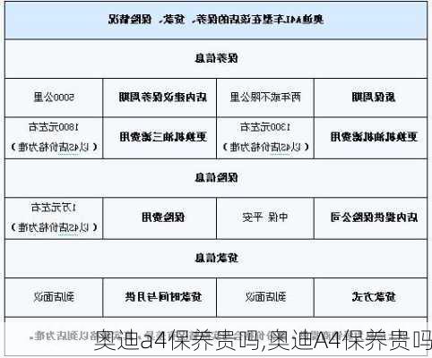 奥迪a4保养贵吗,奥迪A4保养贵吗-第3张图片-立方汽车网