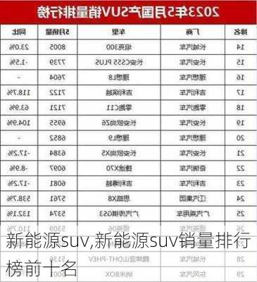 新能源suv,新能源suv销量排行榜前十名-第3张图片-立方汽车网