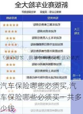 汽车保险哪些必须买,汽车保险哪些必须买一共多少钱-第3张图片-立方汽车网