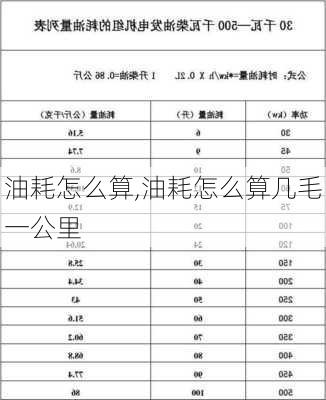 油耗怎么算,油耗怎么算几毛一公里-第2张图片-立方汽车网