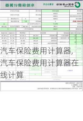 汽车保险费用计算器,汽车保险费用计算器在线计算-第2张图片-立方汽车网