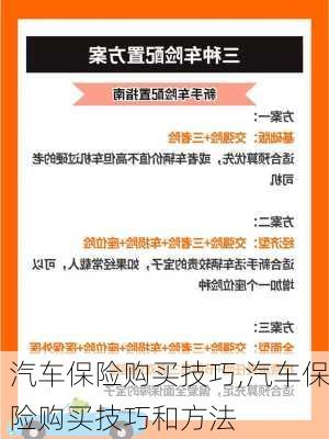 汽车保险购买技巧,汽车保险购买技巧和方法-第3张图片-立方汽车网