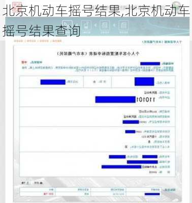 北京机动车摇号结果,北京机动车摇号结果查询-第1张图片-立方汽车网