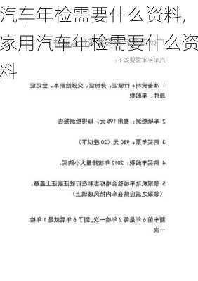 汽车年检需要什么资料,家用汽车年检需要什么资料-第3张图片-立方汽车网