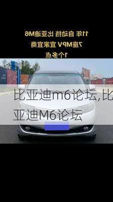 比亚迪m6论坛,比亚迪M6论坛-第2张图片-立方汽车网