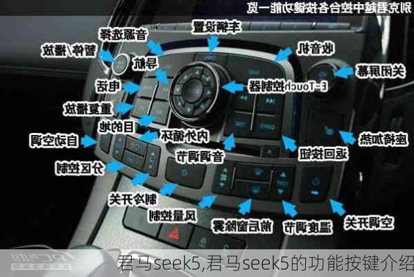 君马seek5,君马seek5的功能按键介绍-第2张图片-立方汽车网