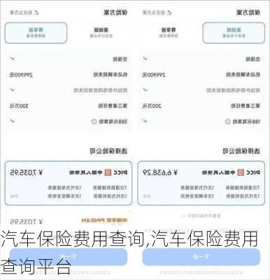 汽车保险费用查询,汽车保险费用查询平台-第2张图片-立方汽车网