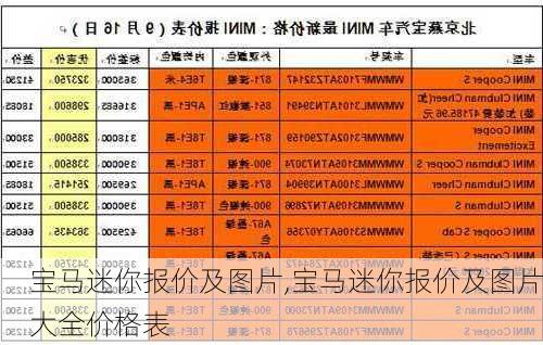 宝马迷你报价及图片,宝马迷你报价及图片大全价格表-第2张图片-立方汽车网