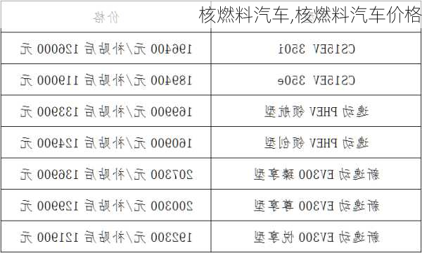 核燃料汽车,核燃料汽车价格-第3张图片-立方汽车网