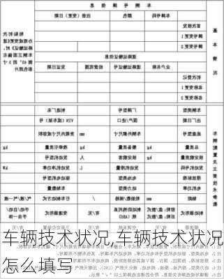 车辆技术状况,车辆技术状况怎么填写-第2张图片-立方汽车网