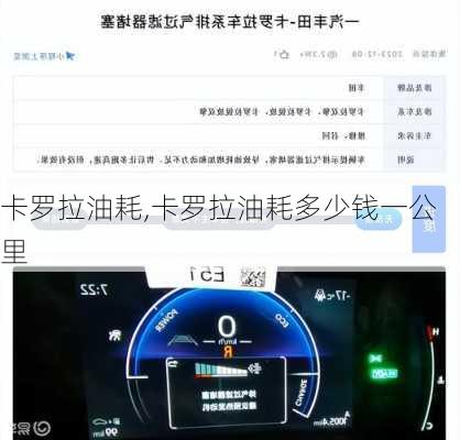卡罗拉油耗,卡罗拉油耗多少钱一公里-第1张图片-立方汽车网
