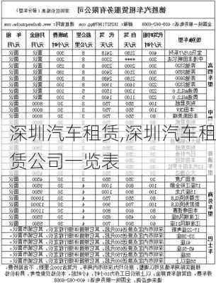 深圳汽车租赁,深圳汽车租赁公司一览表-第2张图片-立方汽车网