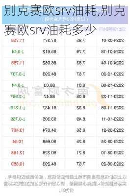 别克赛欧srv油耗,别克赛欧srv油耗多少-第2张图片-立方汽车网