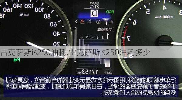 雷克萨斯is250油耗,雷克萨斯is250油耗多少-第1张图片-立方汽车网