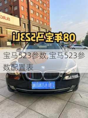 宝马523参数,宝马523参数配置表-第3张图片-立方汽车网