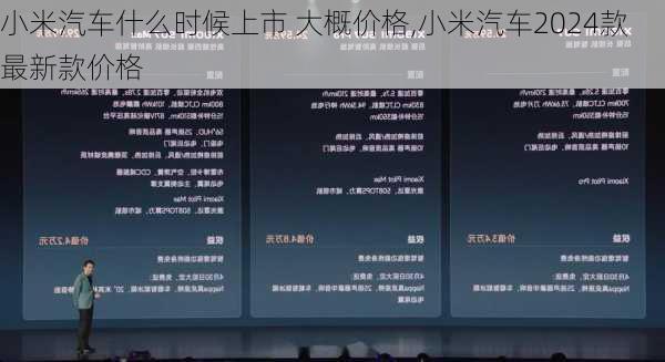 小米汽车什么时候上市 大概价格,小米汽车2024款最新款价格-第1张图片-立方汽车网