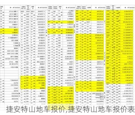 捷安特山地车报价,捷安特山地车报价表