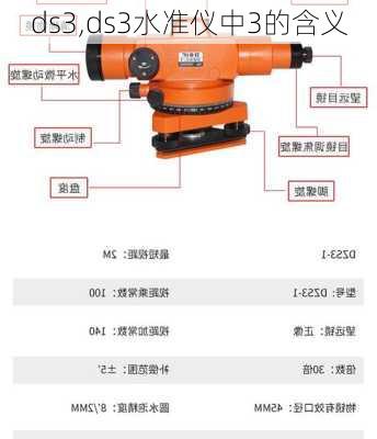 ds3,ds3水准仪中3的含义-第2张图片-立方汽车网
