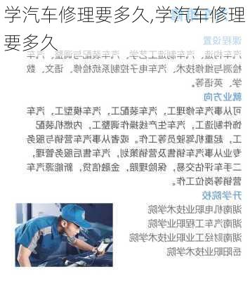 学汽车修理要多久,学汽车修理要多久-第2张图片-立方汽车网