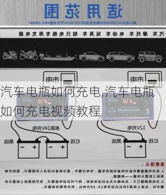 汽车电瓶如何充电,汽车电瓶如何充电视频教程-第3张图片-立方汽车网