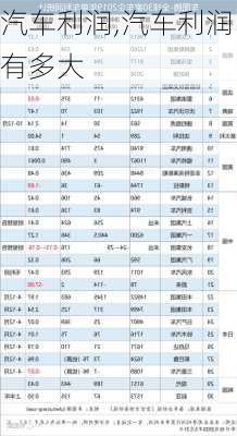 汽车利润,汽车利润有多大-第3张图片-立方汽车网