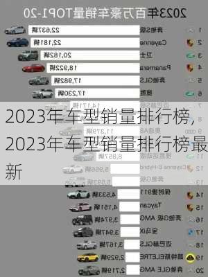 2023年车型销量排行榜,2023年车型销量排行榜最新-第3张图片-立方汽车网