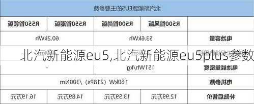 北汽新能源eu5,北汽新能源eu5plus参数-第2张图片-立方汽车网