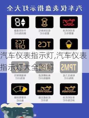 汽车仪表指示灯,汽车仪表指示灯大全图解