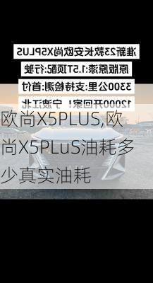 欧尚X5PLUS,欧尚X5PLuS油耗多少真实油耗-第3张图片-立方汽车网