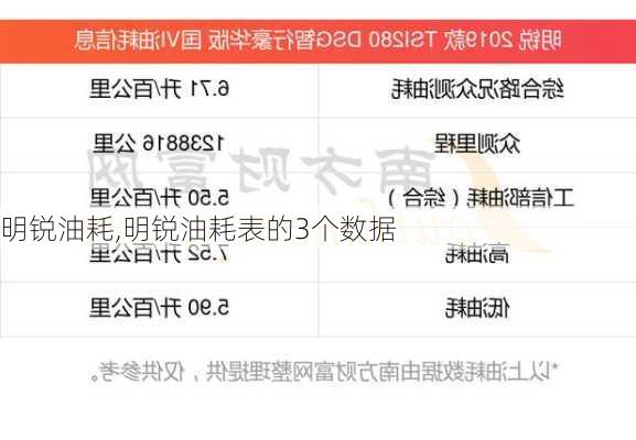 明锐油耗,明锐油耗表的3个数据-第2张图片-立方汽车网