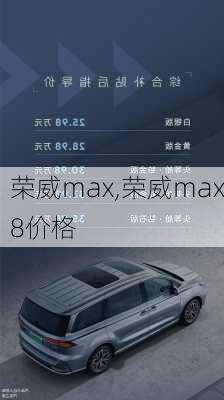 荣威max,荣威max8价格