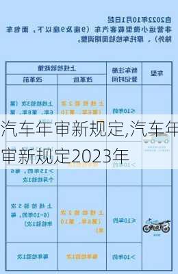 汽车年审新规定,汽车年审新规定2023年-第2张图片-立方汽车网