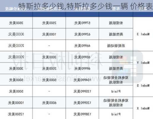 特斯拉多少钱,特斯拉多少钱一辆 价格表-第3张图片-立方汽车网