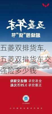 五菱双排货车,五菱双排货车交强险多少钱-第2张图片-立方汽车网