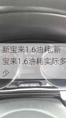 新宝来1.6油耗,新宝来1.6油耗实际多少-第3张图片-立方汽车网