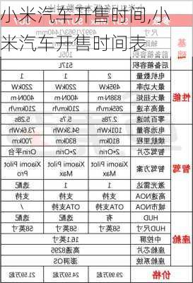 小米汽车开售时间,小米汽车开售时间表-第1张图片-立方汽车网