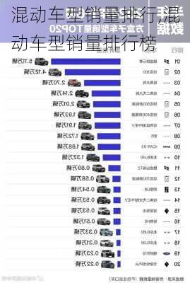 混动车型销量排行,混动车型销量排行榜-第2张图片-立方汽车网