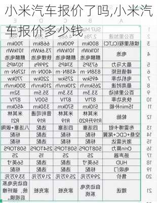 小米汽车报价了吗,小米汽车报价多少钱-第1张图片-立方汽车网