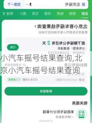 小汽车摇号结果查询,北京小汽车摇号结果查询