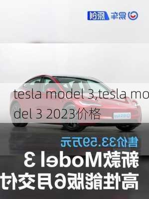 tesla model 3,tesla model 3 2023价格