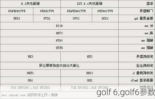 golf 6,golf6参数-第2张图片-立方汽车网