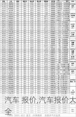 汽车 报价,汽车报价大全-第2张图片-立方汽车网