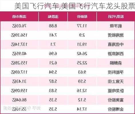 美国飞行汽车,美国飞行汽车龙头股票-第1张图片-立方汽车网