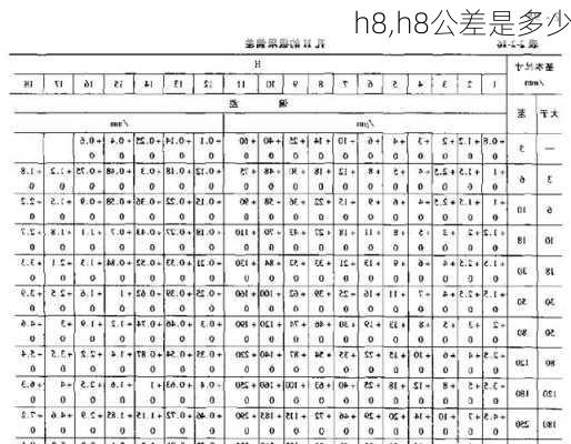 h8,h8公差是多少-第3张图片-立方汽车网