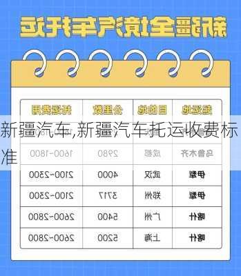 新疆汽车,新疆汽车托运收费标准-第2张图片-立方汽车网