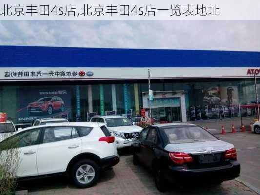 北京丰田4s店,北京丰田4s店一览表地址-第3张图片-立方汽车网