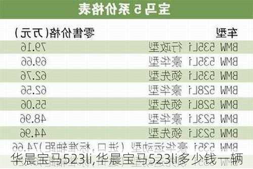 华晨宝马523li,华晨宝马523li多少钱一辆-第3张图片-立方汽车网