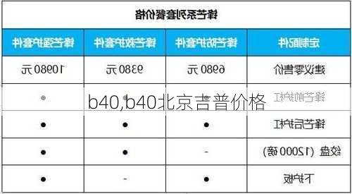 b40,b40北京吉普价格-第3张图片-立方汽车网